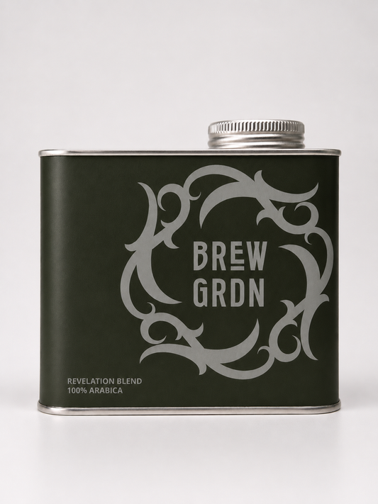 Brew Garden Revelation Blend 200g speciality espresso tin