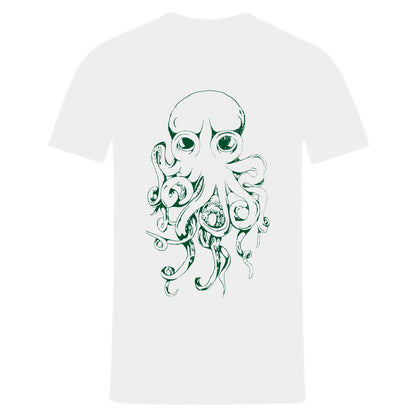 White Octopus Oversize T-Shirt