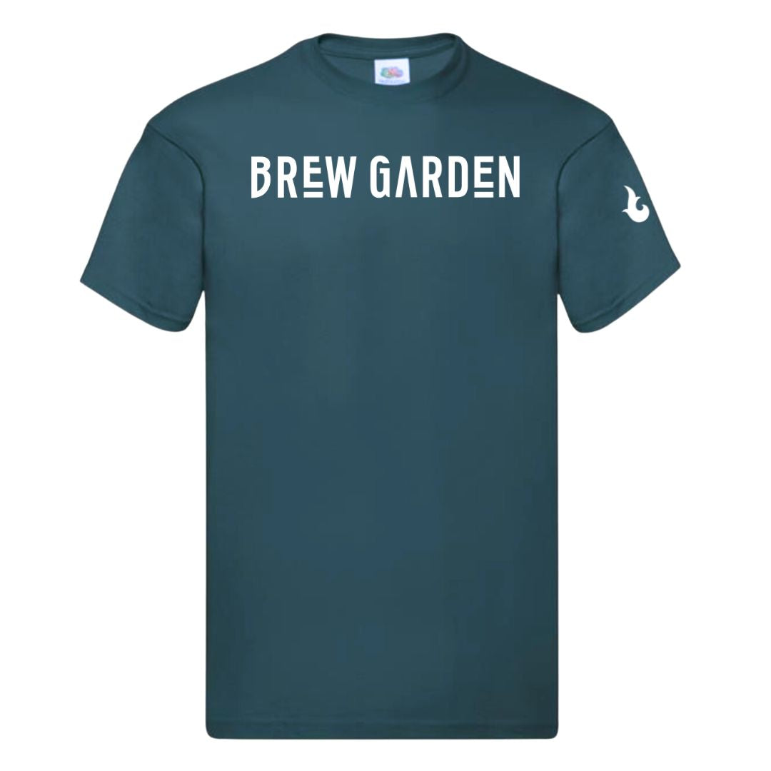 Blue Brew Garden guitar T-shirt