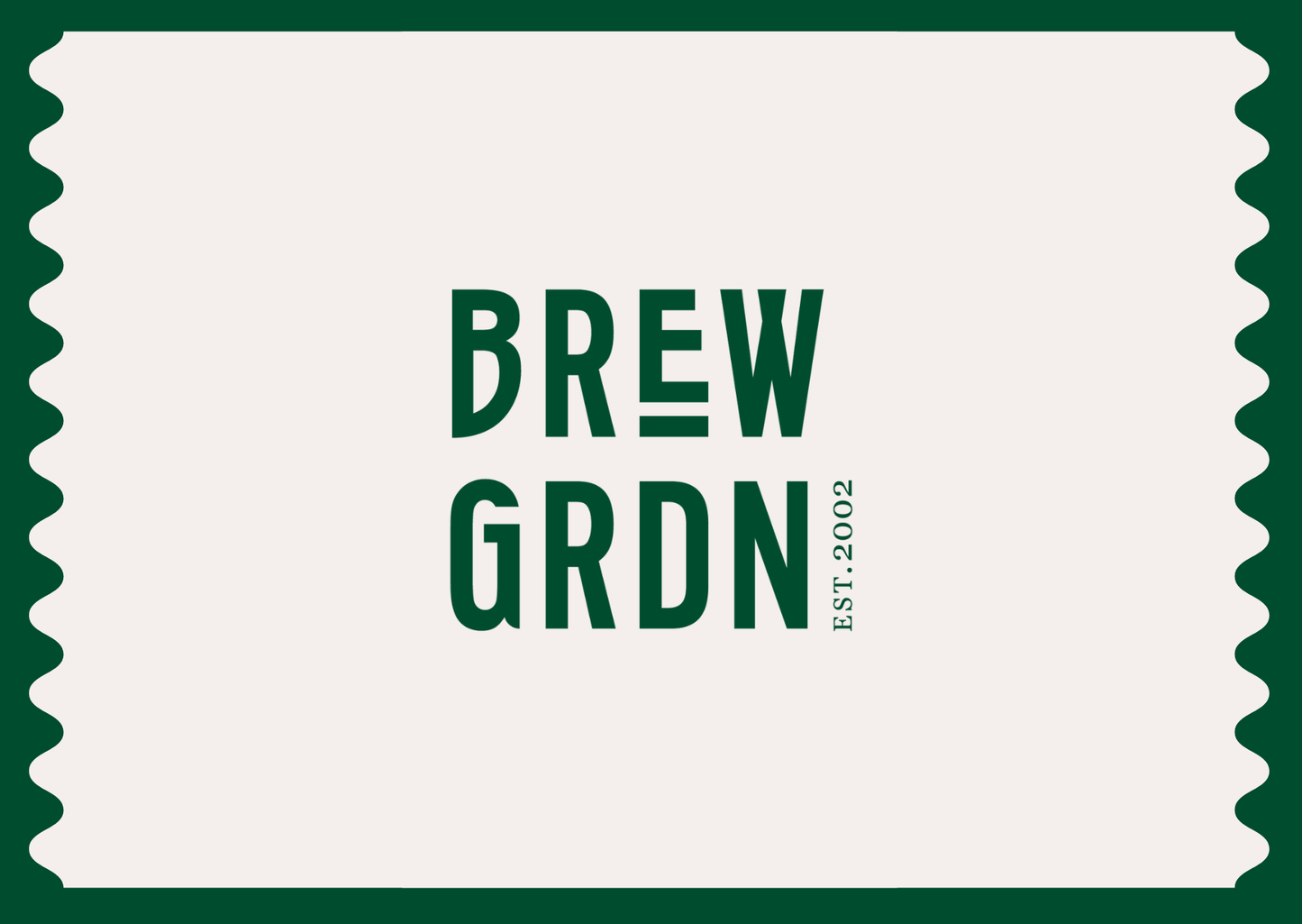 Brew Garden gift card